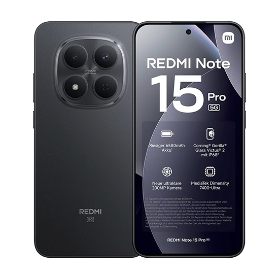Xiaomi Redmi Note 15 Pro 5G 8GB RAM 512GB Black