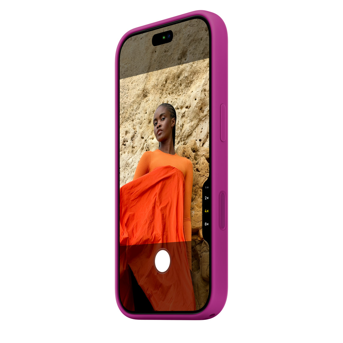 Apple iPhone 18 Pro Silicone Case with MagSafe - Magenta - Image 3