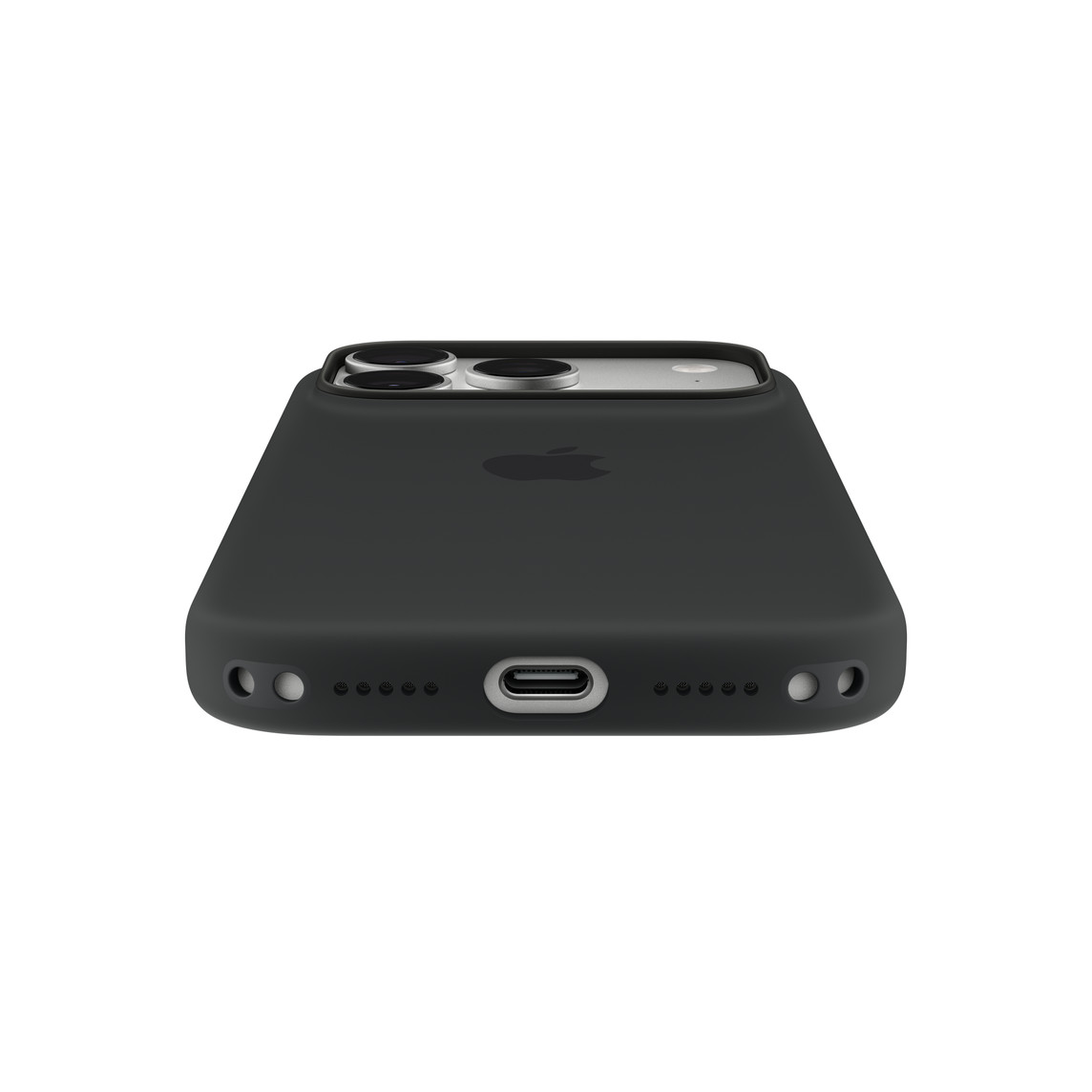 Apple iPhone 18 Pro Silicone Case with MagSafe - Black - Image 5