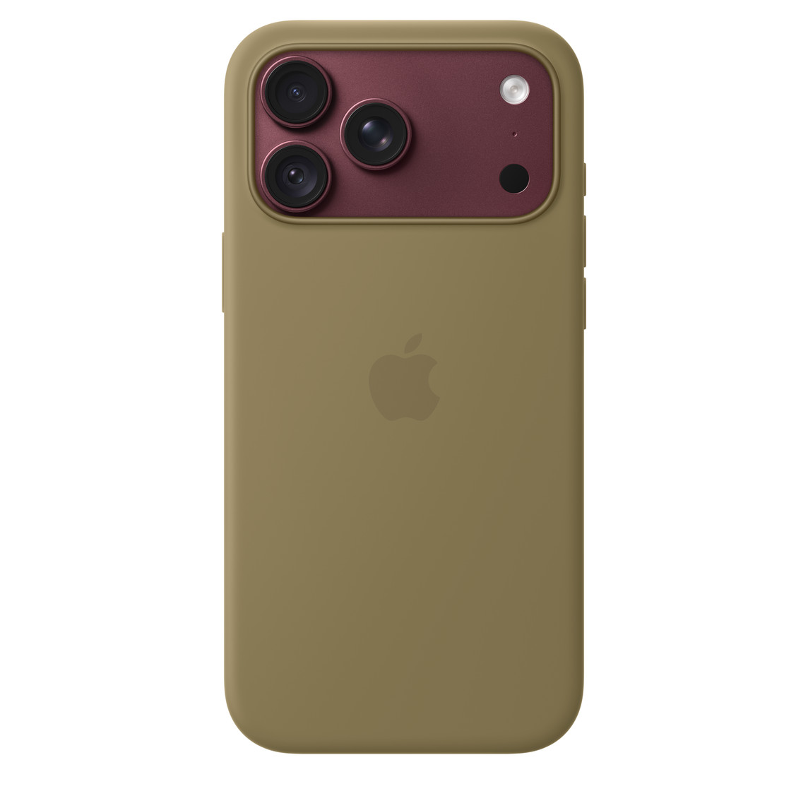 Apple iPhone 18 Pro Max Silicone Case with MagSafe - Olive - Image 3