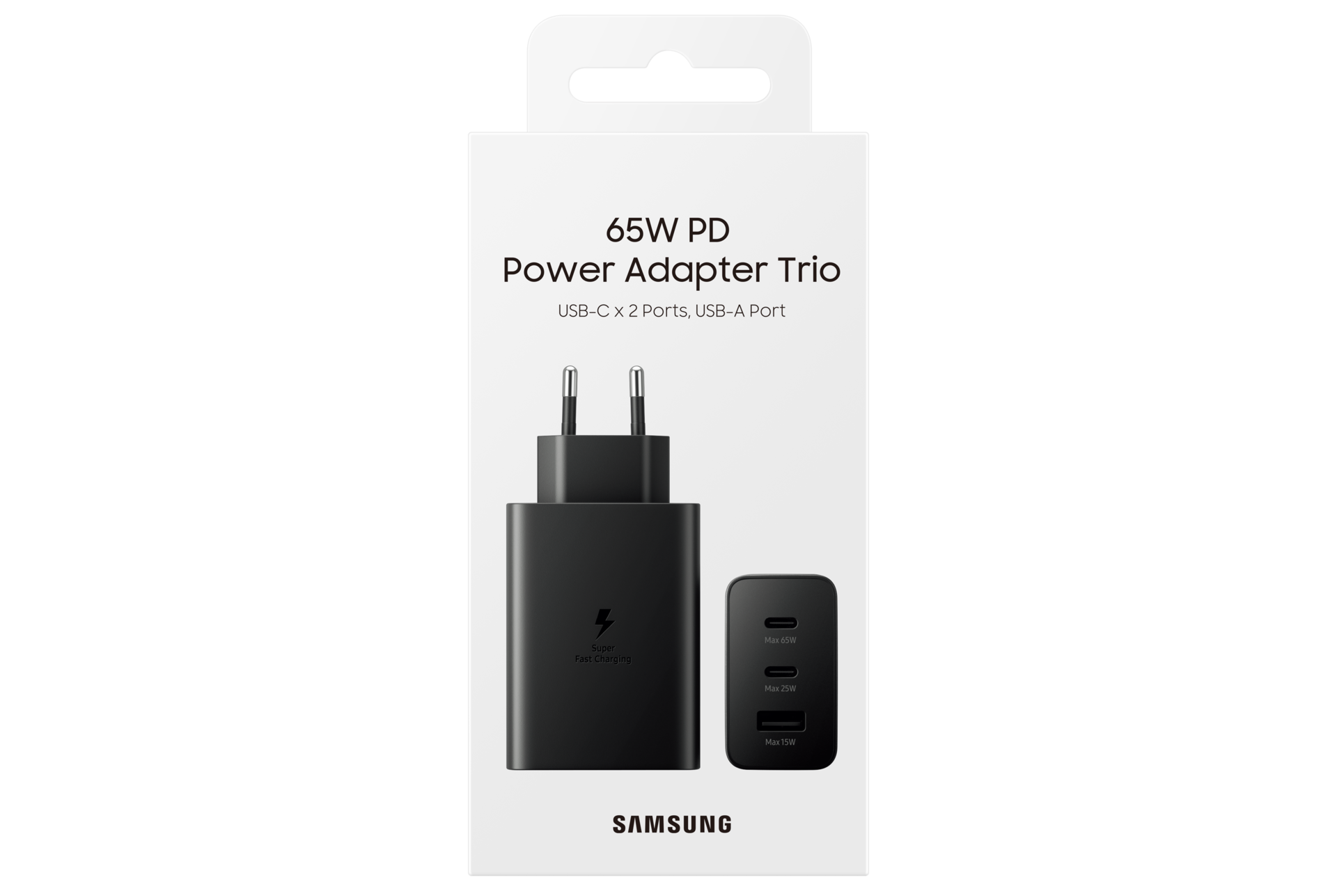 Samsung Trio 65W Power Adapter EP-T6530 Black