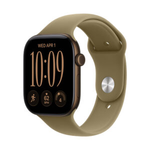 Apple Watch Series 12 GPS + Cellular 46mm Dark Bronze Aluminium Olive Sport Band S/M
