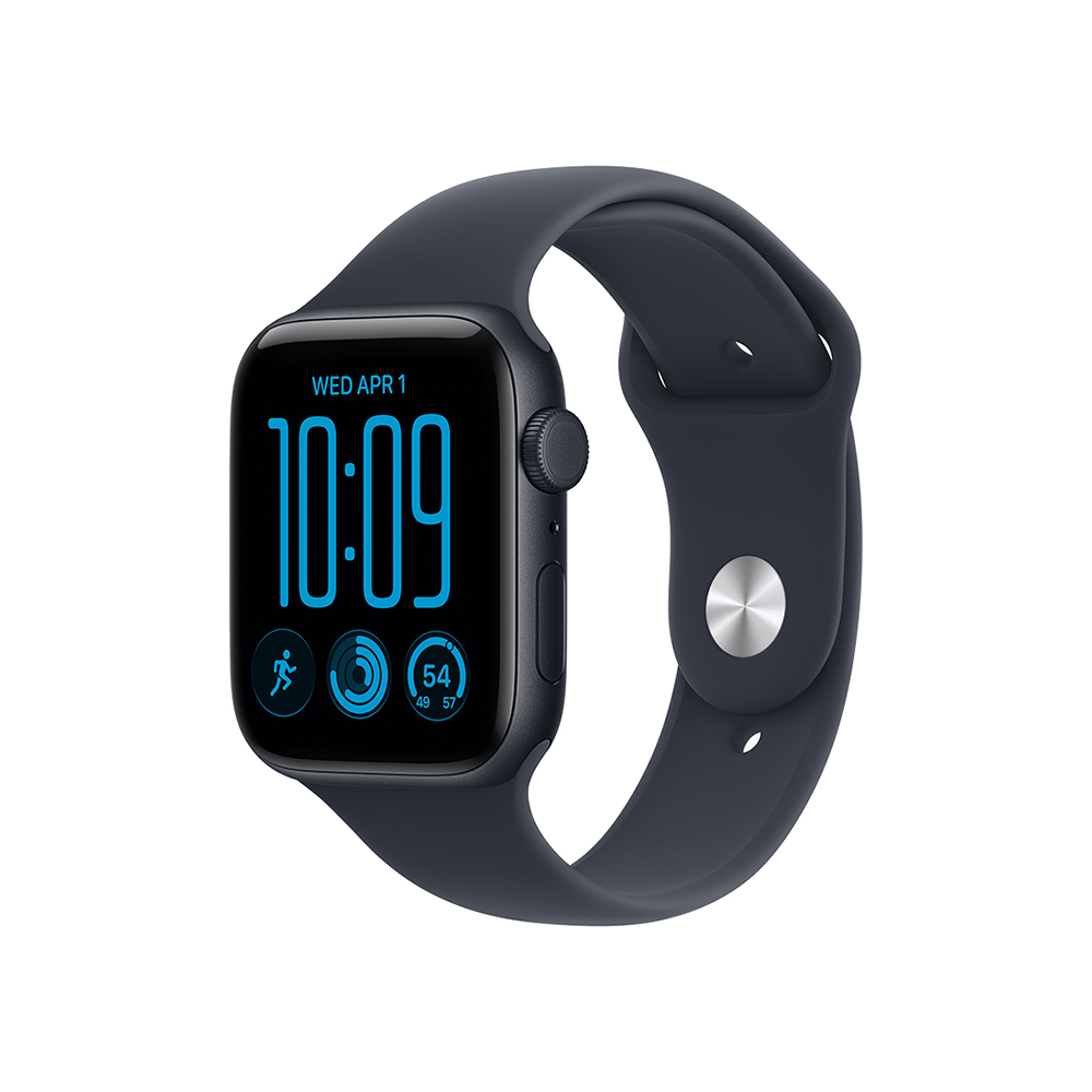 Apple Watch SE 3 GPS 40mm Midnight Aluminium Case with Navy Blue Sport Band M/L