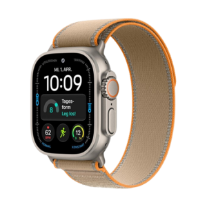 Apple Watch Ultra 4 Cellular 49mm Natural Titanium Sand Trail Loop M/L