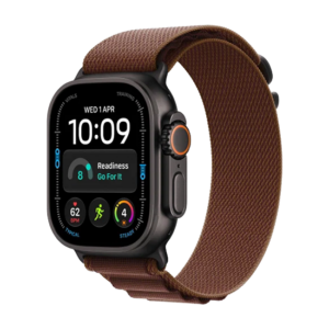 Apple Watch Ultra 4 Cellular 49mm Black Titanium Burgundy Alpine Loop M