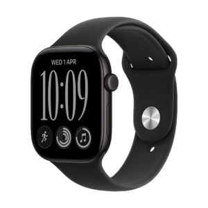 Apple Watch Series 12 GPS 46mm Black Aluminium Black Sport Band M/L