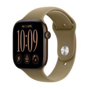 Apple Watch Series 12 GPS 46mm Dark Bronze Aluminium Olive Sport Band M/L