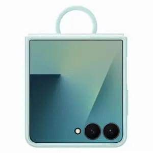 Samsung Galaxy Z Flip7 Silicone Ring Case Light Cyan EF-PF766TME