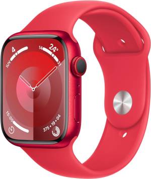 Apple Watch Series 9 GPS + Cellular 45mm Red Aluminum Red Sport Band M/L