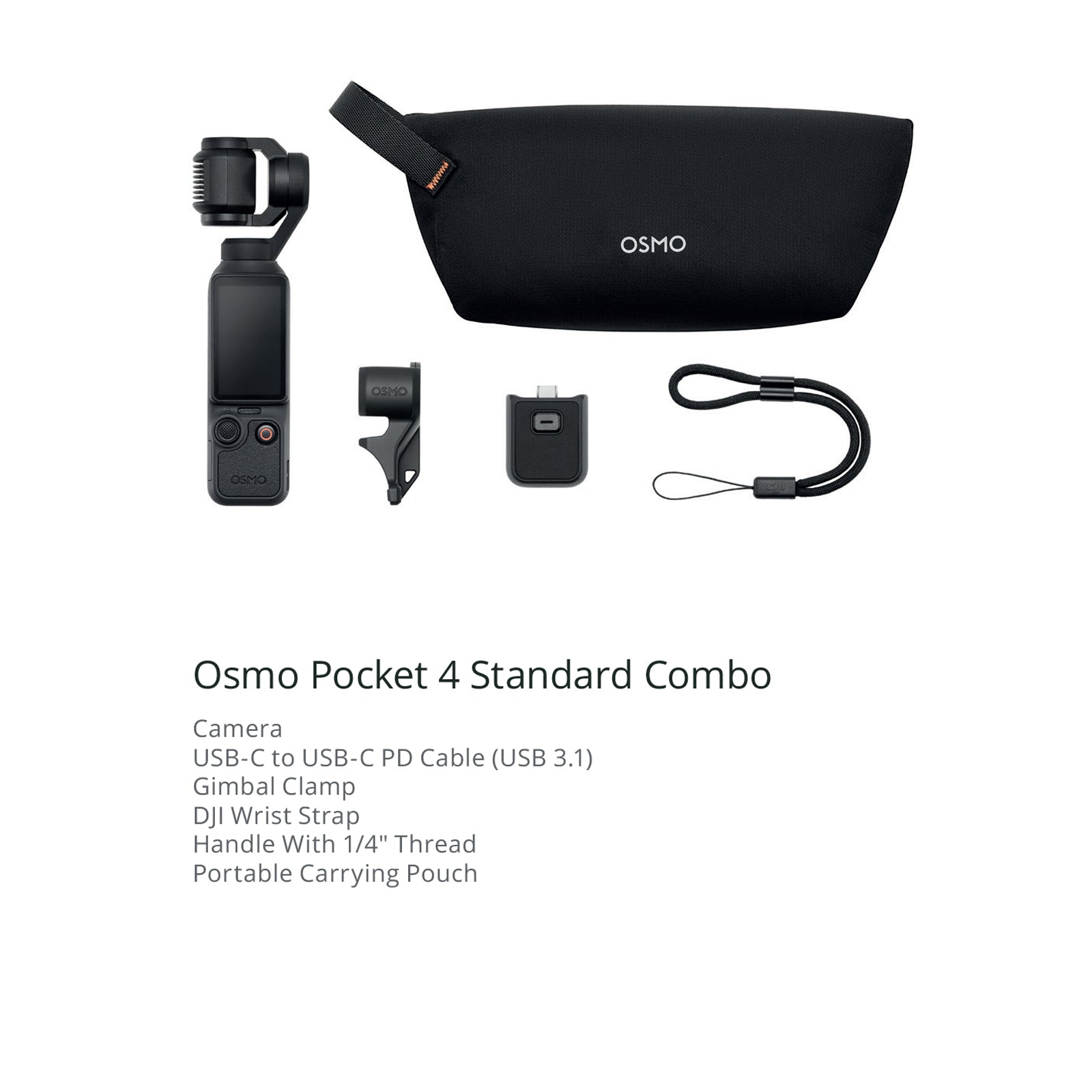 DJI Osmo Pocket 4 Standard Combo Black